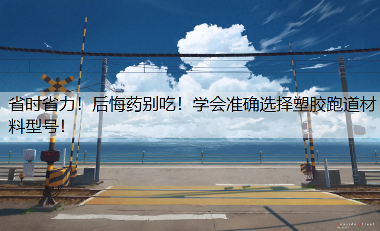省时省力！后悔药别吃！学会准确选择塑胶跑道材料型号！